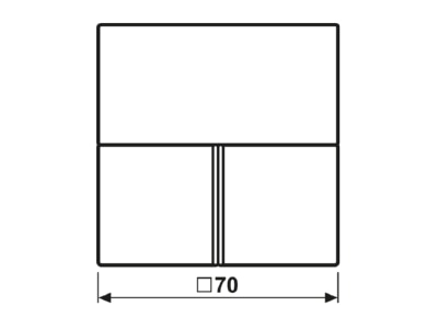 Mazeichnung 1 Jung LS 4093 TSA Tastensatz ws komplett