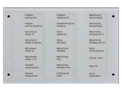Produktbild Jung MBT 2424 EIB  KNX Melde  und Bedientableau mit Logikfunktionen  Aluminiumgehaeuse 