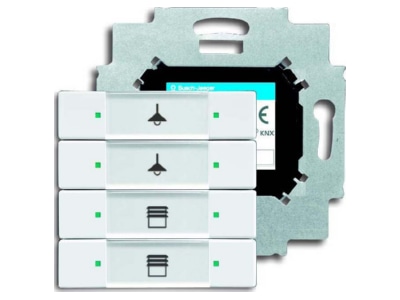 Product image Busch Jaeger 6127 01 84 EIB  KNX push button sensor 4 fold with bus coupling unit 

