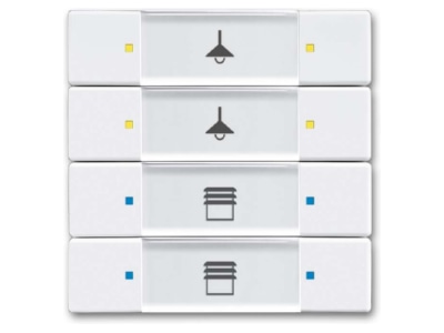 Produktbild Busch Jaeger 6127 02 84 EIB  KNX Tastsensor 4 8fach Multifunktion 