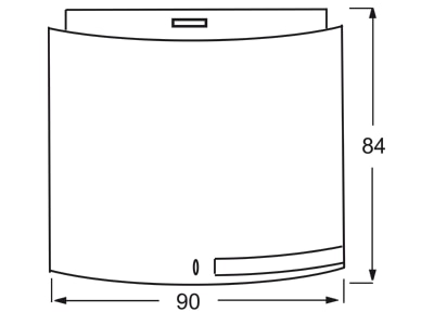 Mazeichnung Busch Jaeger 6320 10 20 Bedienelement 1 2fach MF IR