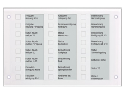 Produktbild Jung MBT 2424 WW EIB  KNX Melde  und Bedientableau mit Logikfunktionen  Glas weiss 