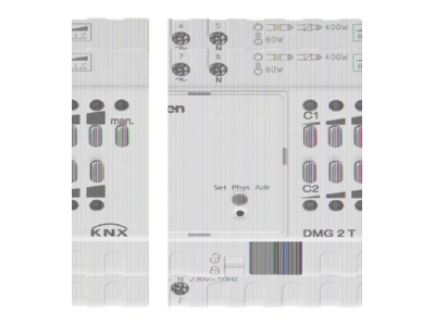 Product image Theben DMG 2 T KNX EIB  KNX basic module universal dimmer 2 fold 
