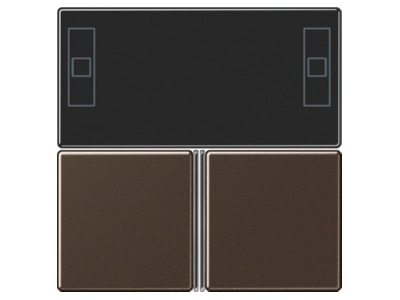 Produktbild Jung A 4093 TSA MO Tastensatz mokka komplett