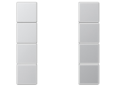 Product image Jung AL 2504 TSA Cover plate for switch aluminium
