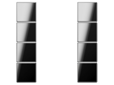 Product image Jung GCR 2504 TSA Cover plate for switch chrome
