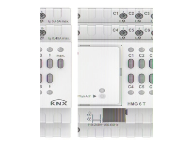 Produktbild Theben HMG 6 T KNX EIB  KNX Heizungsaktor 6fach  MIX2  Grundmodul 