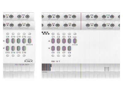 Produktbild Theben RM 16 T KNX EIB  KNX Schaltaktor 16fach oder Jalousieaktor 8fach  FIX2 Modul 