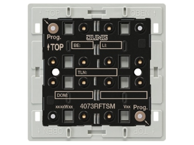 Produktbild Jung 4073 RF TSM KNX Funk Tastsensor Modul Adapterrahmen 3 fach