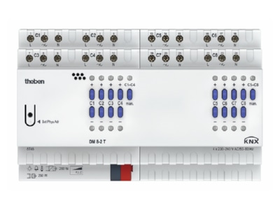 Product image Theben DM 8 2 T KNX EIB  KNX dimming actuator 8 fold  8x200VA 
