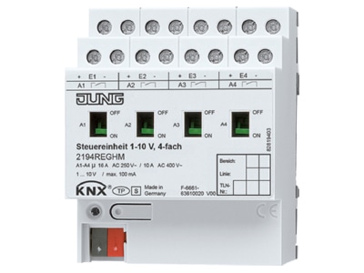 Produktbild Jung 2194 REGHM Steuereinheit 4 fach REG 4TE