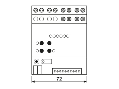 Ma�zeichnung Jung 23066 REGHE KNX Multistation