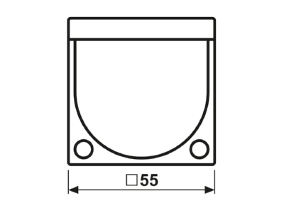 Mazeichnung Jung A 3281 KNX Automatik Schalter 2 20m Standard
