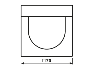 Mazeichnung Jung AL 3281 KNX Automatik Schalter 2 20m Standard