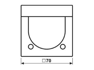 Mazeichnung Jung AL 3281 1 D KNX Automatik Schalter 2 20m Universal