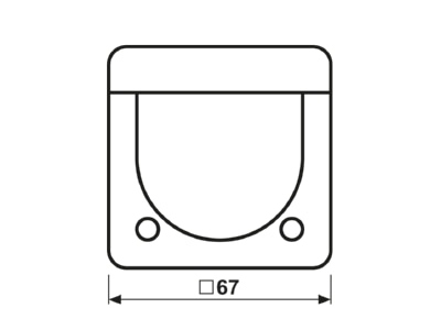 Mazeichnung Jung CD 3281 KNX Automatik Schalter 2 20m Standard