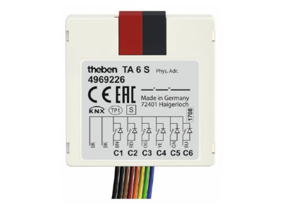 Produktbild Theben TA 6 S KNX Tasterschnittstelle 6 S KNX UP