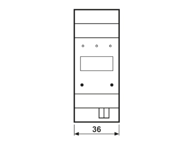 Mazeichnung Jung IPR 300 S REG KNX IP Router Secure