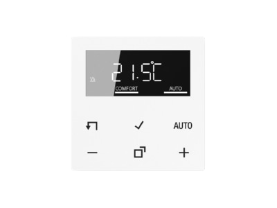 Mazeichnung 2 Jung BT A 1791 WW Raumthermostat JUNG HOME