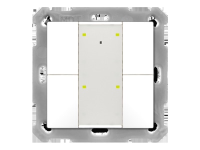 Product image 2 MDT BE TA55T4 02 KNX Push Button Plus TS 55 4 fold  White matt finish
