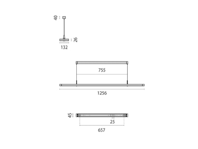 Mazeichnung Performance in Light 3115689 LED Pendelleuchte 4000K
