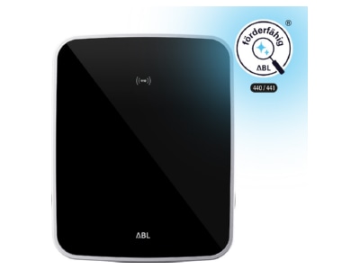 Detailansicht 1 ABL 3W2250B Wallbox eMH3  1x22kW 1xT2 Steckd  Slave 