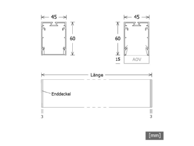 Dimensional drawing LTS MLP045118403APBDA ws Pendant luminaire LED not exchangeable