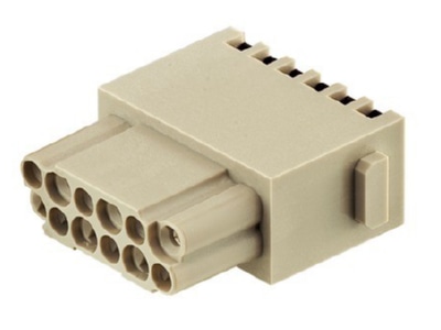 Produktbild 2 Harting 09 14 012 2732 Buchseneinsatz 12 pol   10A  250V