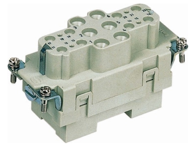 Produktbild 1 Harting 09 38 018 2702 Kontakteinsatz Buchseneinsatz