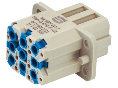 Produktbild 2 Harting 09 12 008 2733 Buchseneinsatz HAN Q 8 0 F QL