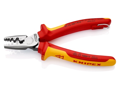 Detailansicht Knipex 97 78 180 T BK Crimpzange