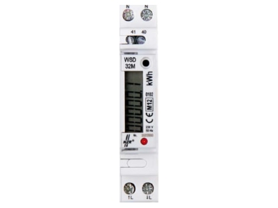 Product image 1 NZR EcoCount WSD 32 Direct kilowatt hour meter 5A
