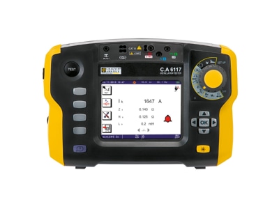 Vorderseite Chauvin C A 6117 Installationstester