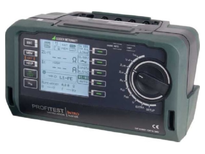 View left 2 GMC I Messtechnik PROFiTEST INTRO Graphic Fixed installation safety tester
