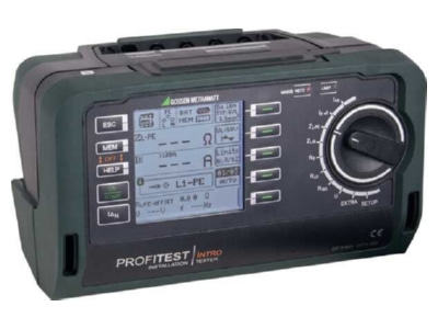 View right 1 GMC I Messtechnik PROFiTEST INTRO Graphic Fixed installation safety tester
