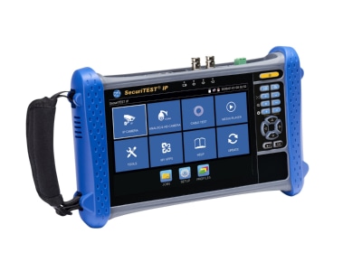 Ansicht schrg 1 Ideal SecuriTEST IP Installationstester IP HD CCTV Syteme