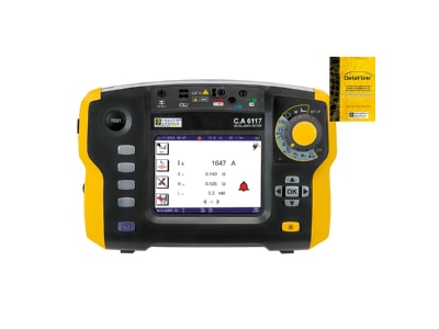 Vorderseite 2 Chauvin C A6117m Dataview SW Installationstester
