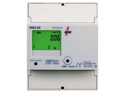 Product image 2 NZR WBZ 80 Special kilowatt hour meter