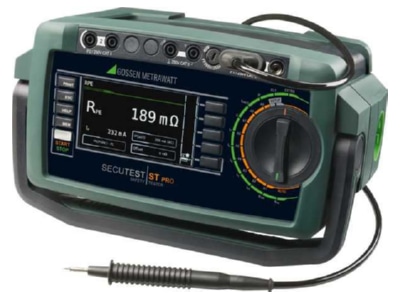 View left 2 Gossen Metrawatt M707C Portable device safety tester