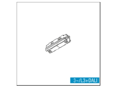 Mazeichnung Zumtobel S2 802200 Verbinder 3ph sw m elektr Kontakten