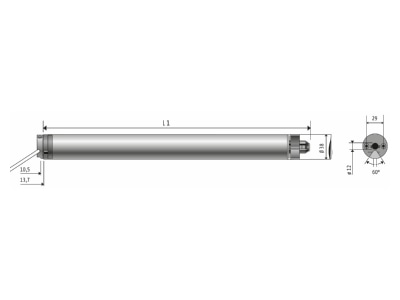 Produktbild 1 Somfy 1242228 Rohrmotor LS40 13 10 NL BK