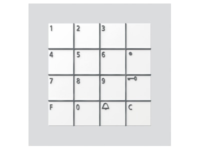 Product image 1 Siedle COM 611 02 W Functional module for door station White
