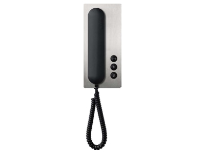 Product image 1 Siedle BTS 850 02 WH S Indoor station door communication Black   Bus telephone standard white high gloss 
