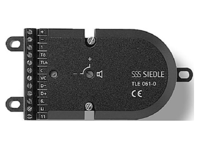 Product image 1 Siedle TLE 061 01 Door station door communication 0 button
