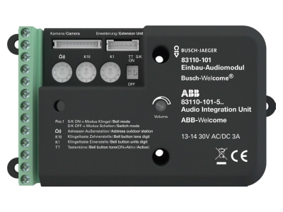 Produktbild Busch Jaeger 83110 101 Einbau Audiomodul