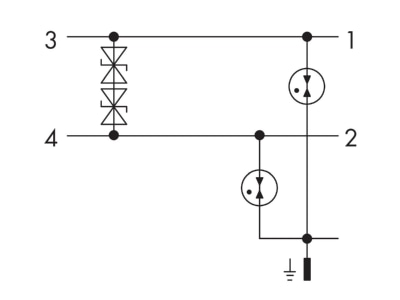 Schaltbild WAGO 792 802 Ueberspannungsschutz IT SD 24