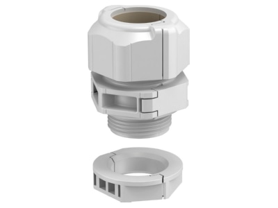 Produktbild OBO V TEC TB25 09 11 Kabelverschraubung teilbar  mit Gegenm 