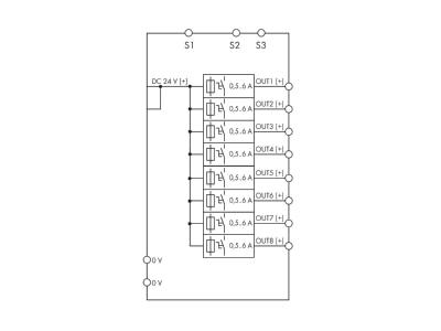 Schaltbild WAGO 787 1668 006 1000 Schutzschalter elektronisch