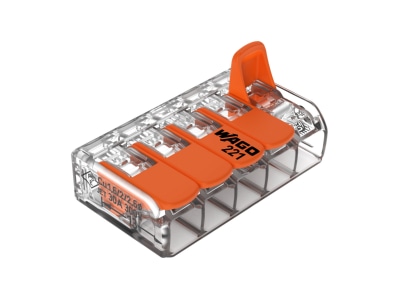 Produktbild 2 WAGO 221 615 Compact Verbindungsklemme 5 Leiter bis 6qmm