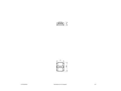Dimensional drawing EVN LSTR12RGBWDVB Accessory for light rope